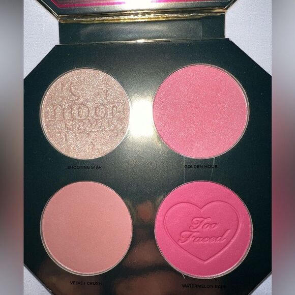 NWT- *LIMITED EDITION* Too Faced Jewel Crush Blush & Highlighter Collection - Picture 11 of 12